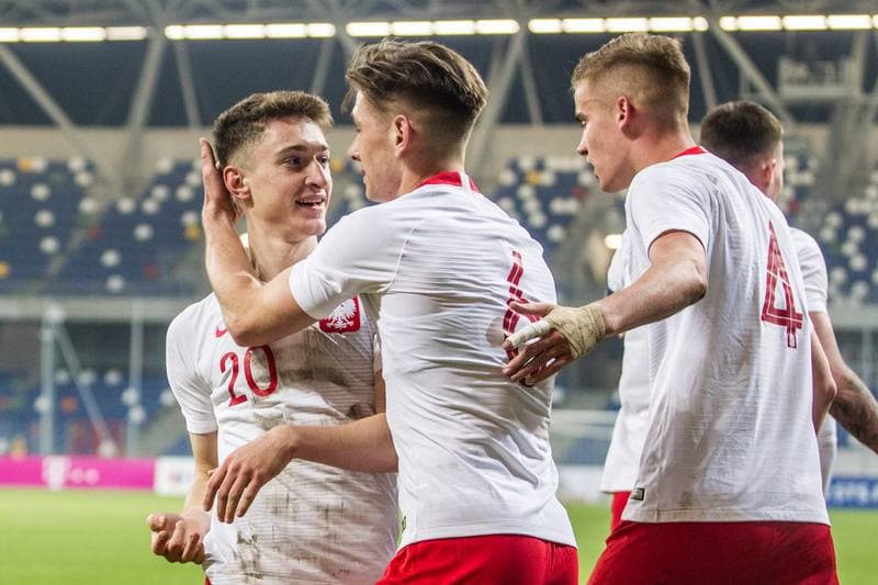 Football. UEFA Elite League. Poland - England. 25.03.2022