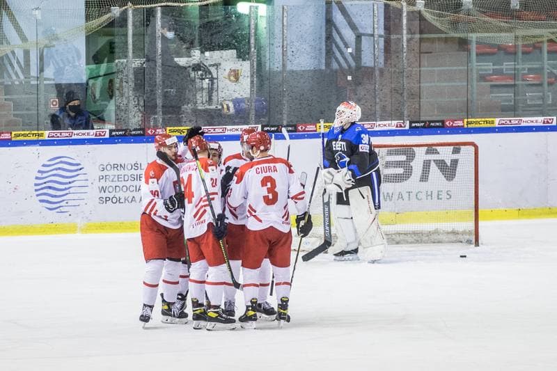 Ice Hockey. Three Seas Tournament. Poland - Estonia. 18.04.2021