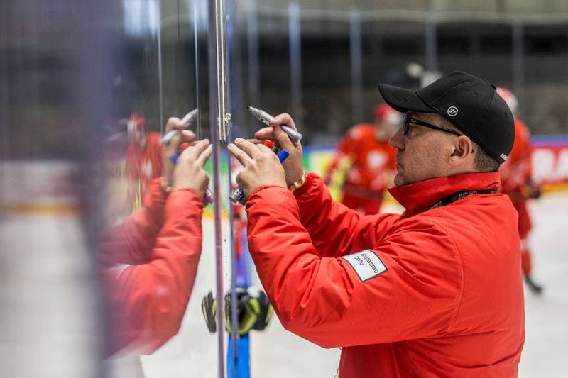 Ice Hockey. Poland national team. Training. 24.04.2022