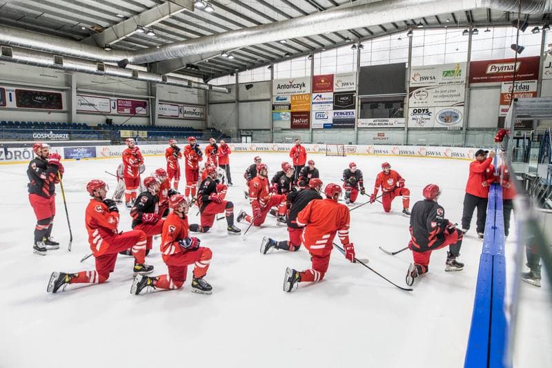 Ice Hockey. Poland national team. Training. 02.05.2021