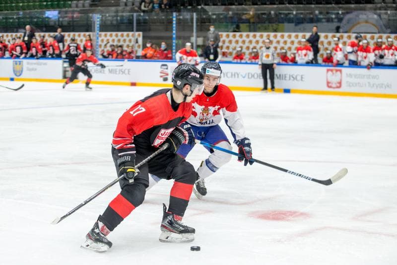 Ice Hockey. World Championship Division 1 Group B. Serbia - Japan. 26.04.2022