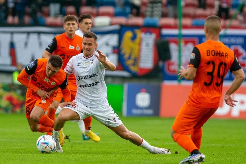 Football. PKO BP Ekstraklasa. Gornik Zabrze - Zaglebie Lubin. 01.10.2022