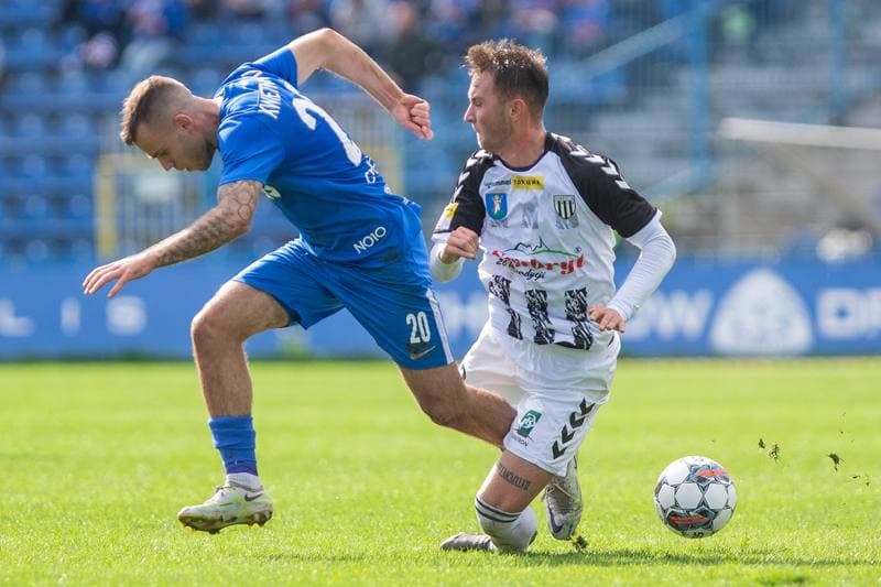Football. Fortuna I Liga. Ruch Chorzow - Sandecja Nowy Sacz. 02.10.2022