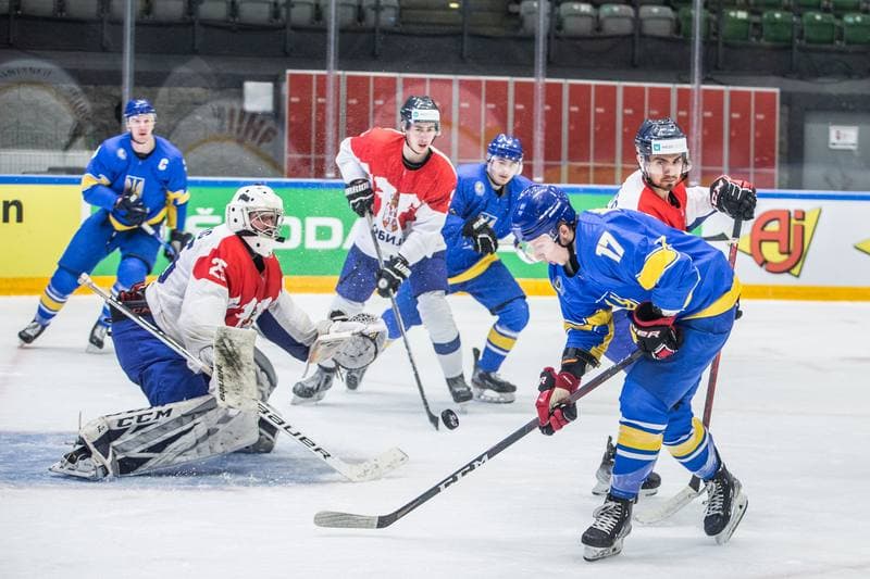 Ice Hockey. World Championship Division 1 Group B. Ukraine - Serbia. 27.04.2022