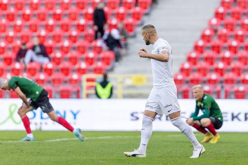 Football. Fortuna I Liga. GKS Tychy - Puszcza Niepolomice. 23.10.2022