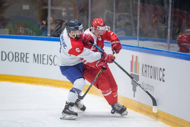 Ice Hockey. World Championship Division 1 Group B. Serbia - Poland. 29.04.2022