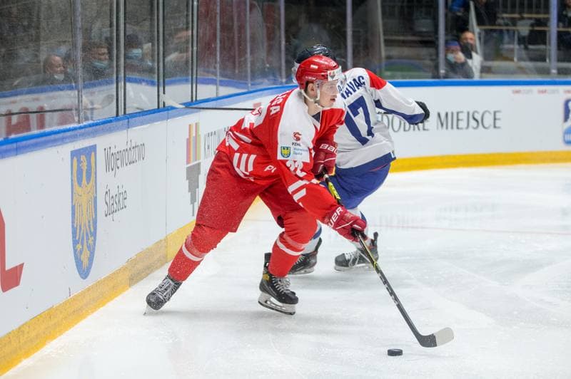 Ice Hockey. World Championship Division 1 Group B. Serbia - Poland. 29.04.2022
