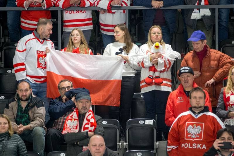 Ice Hockey. World Championship Division 1 Group B. Serbia - Poland. 29.04.2022