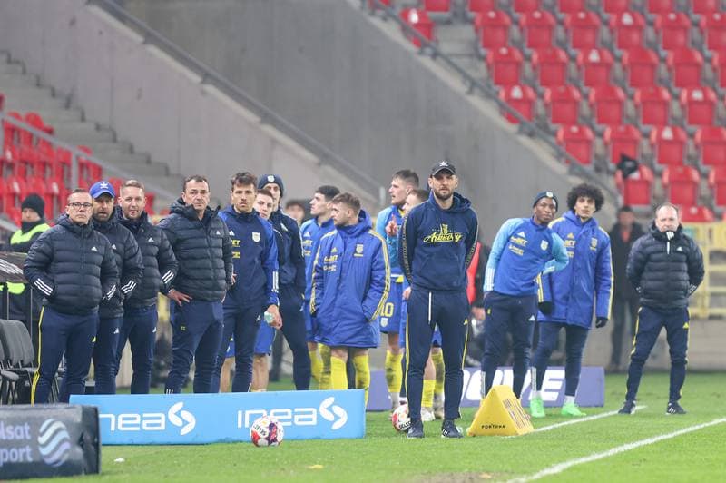 Football. Fortuna I Liga. GKS Tychy - Arka Gdynia. 01.03.2024