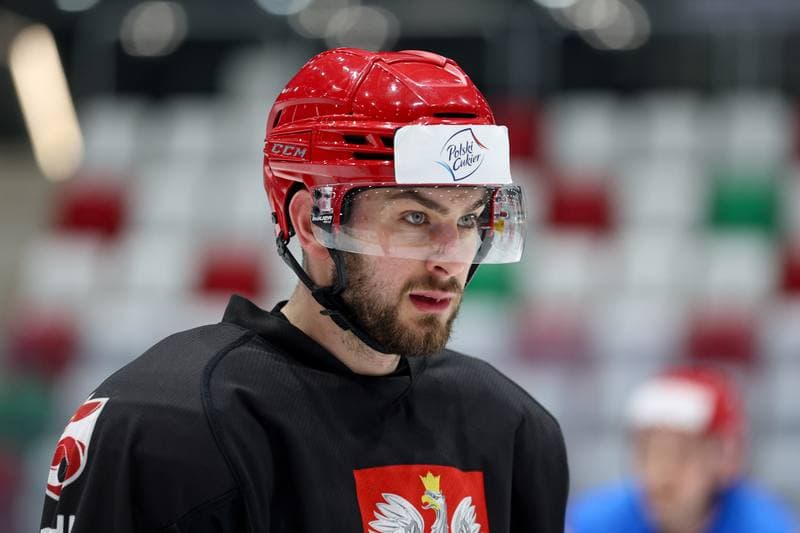 Ice Hockey. Poland national team. Training. 30.04.2024