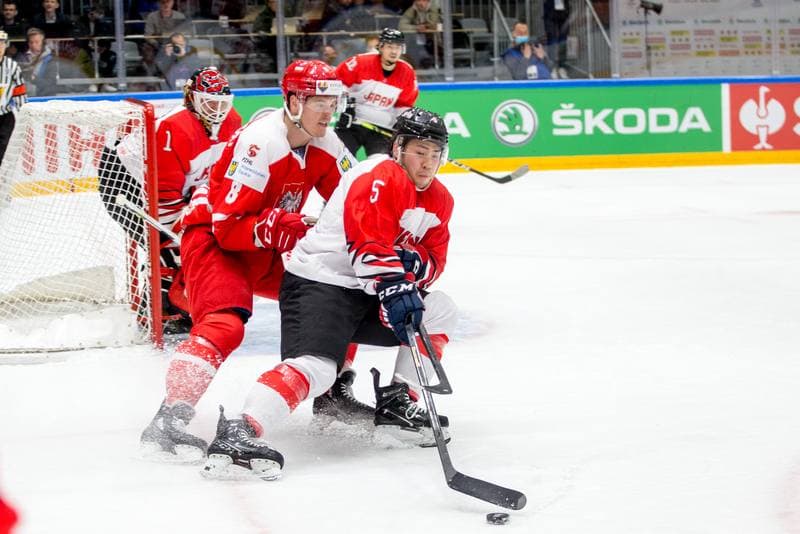 Ice Hockey. World Championship Division 1 Group B. Poland - Japan. 01.05.2022