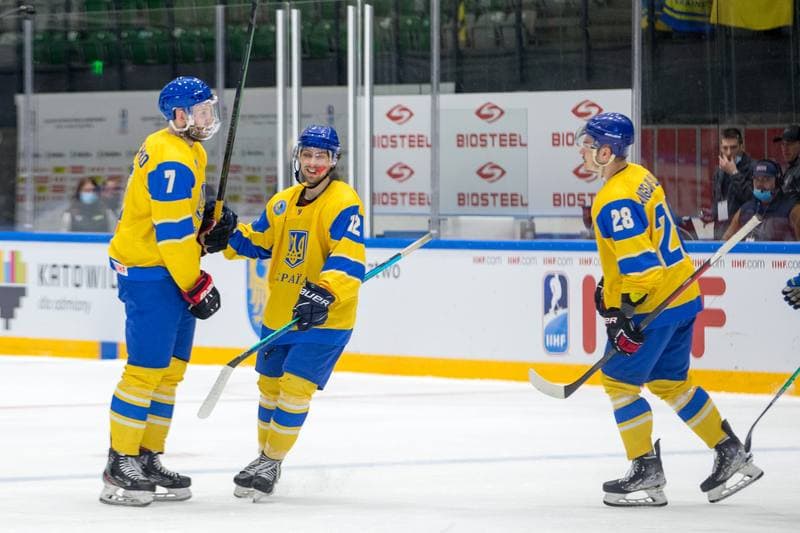 Ice Hockey. World Championship Division 1 Group B. Estonia - Ukraine. 01.05.2022