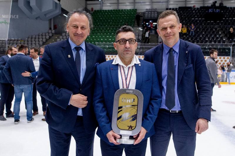 Ice Hockey. World Championship Division 1 Group B. Estonia - Ukraine. 01.05.2022