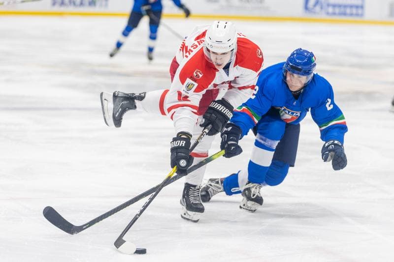 Ice Hockey. U20 World Championship Division 1B. Ukraine - Poland. 16.12.2022