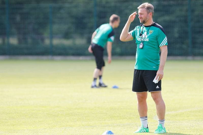 Football. GKS Katowice. Training. 23.06.2016
