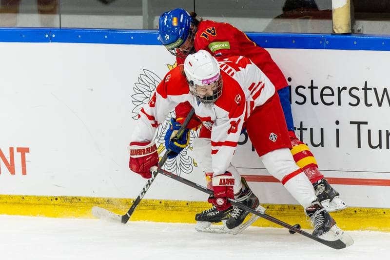 Ice Hockey. Women's U18 World Championship Division 1B. Poland - Spain. 13.01.2023