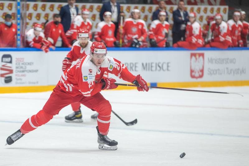 Ice Hockey. World Championship Division 1 Group B. Serbia - Poland. 29.04.2022