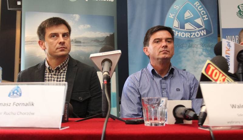 Football. Ruch Chorzow. Press Conference. 27.01.2012