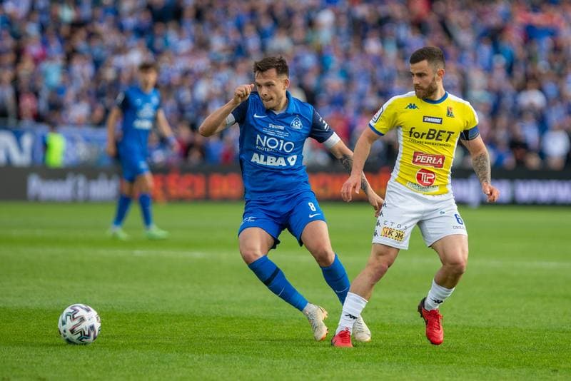 Football. Baraz o Fortuna I liga. Ruch Chorzow - Motor Lublin. 29.05.2022