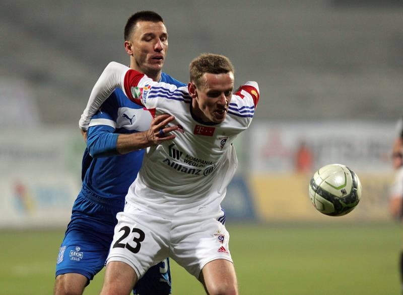 Football. PKO BP Ekstraklasa. Gornik Zabrze - Lech Poznan. 24.10.2010