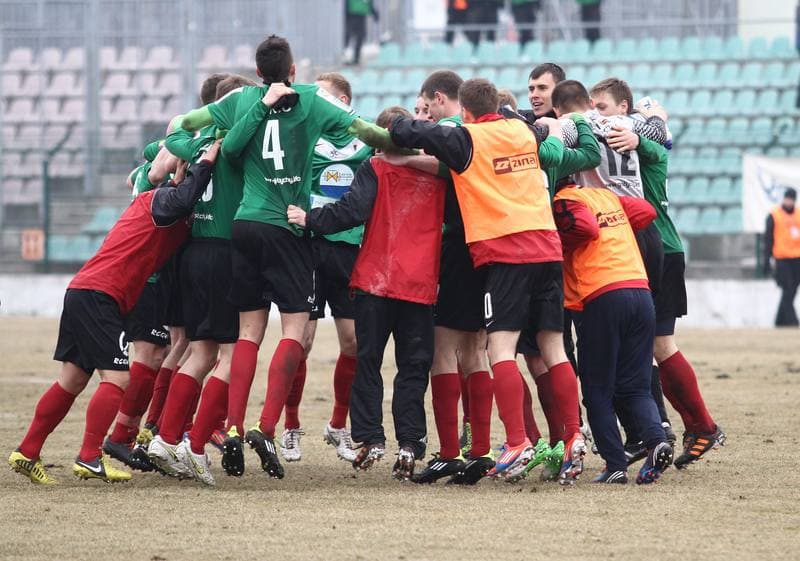 Football. I liga. GKS Tychy - Flota Swinoujscie. 30.03.2013