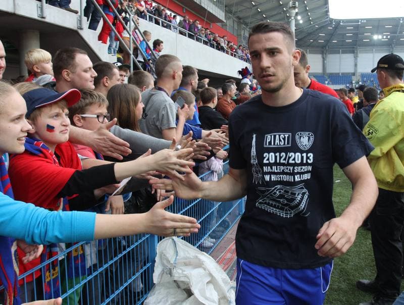 Football. T-Mobile Ekstraklasa. Piast Gliwice - GKS Belchatow. 02.06.2013