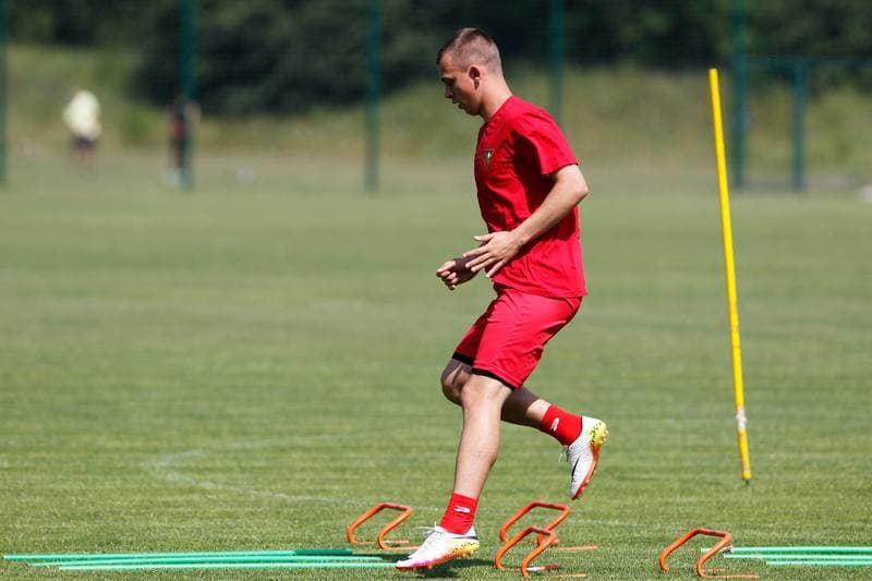 Football. Zaglebie Sosnowiec. Training. 22.06.2016