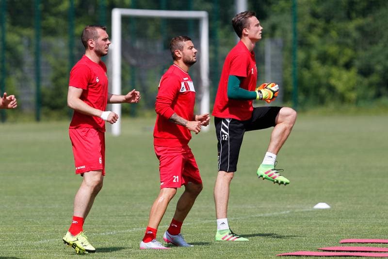 Football. Zaglebie Sosnowiec. Training. 22.06.2016