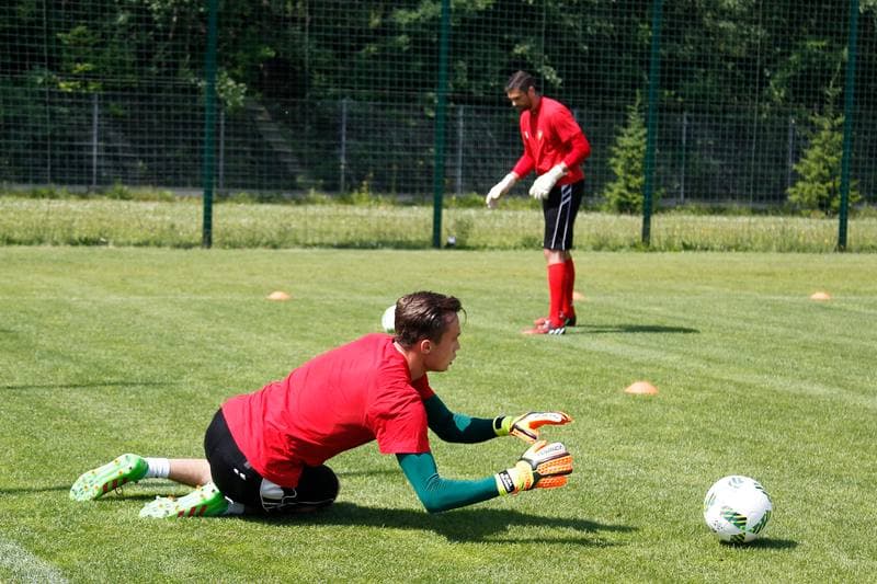 Football. Zaglebie Sosnowiec. Training. 22.06.2016