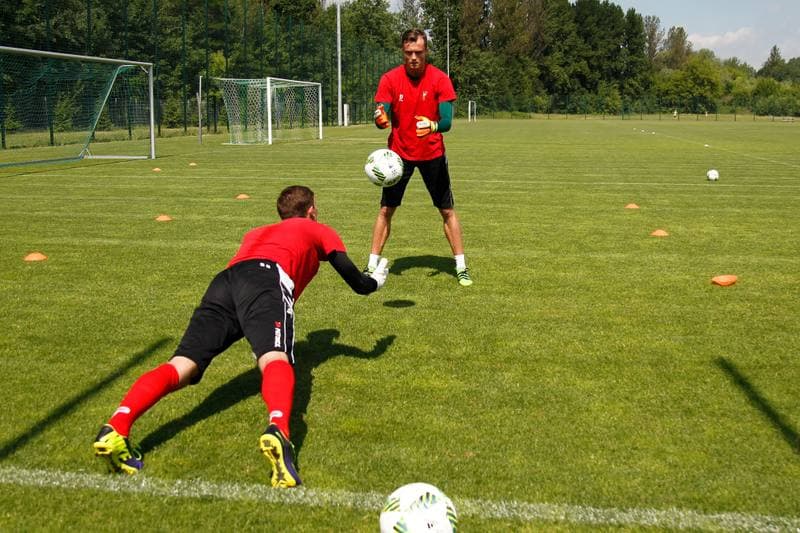 Football. Zaglebie Sosnowiec. Training. 22.06.2016