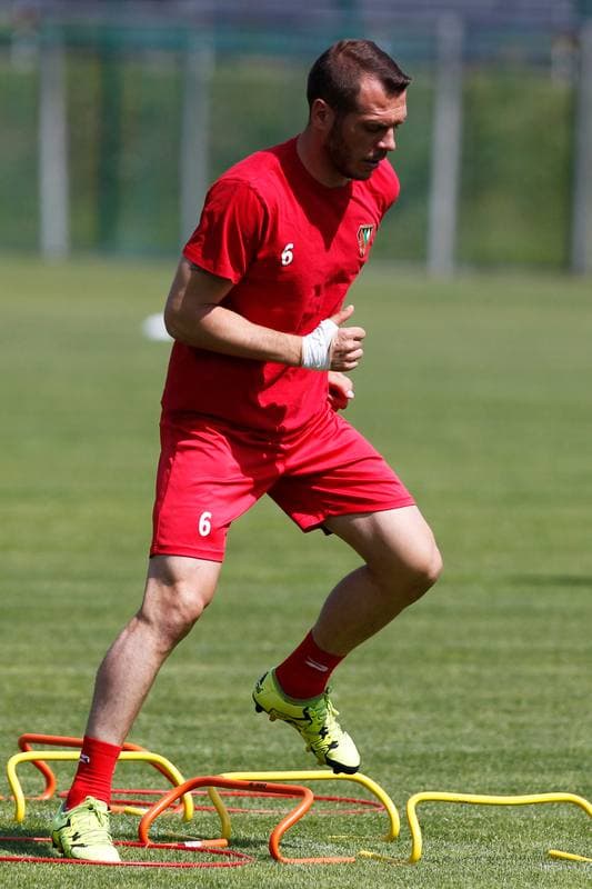 Football. Zaglebie Sosnowiec. Training. 22.06.2016