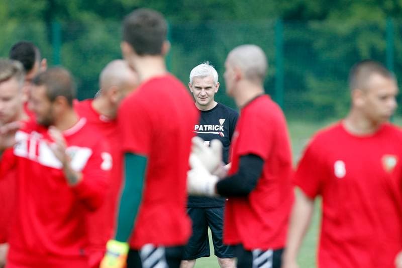 Football. Zaglebie Sosnowiec. Training. 22.06.2016