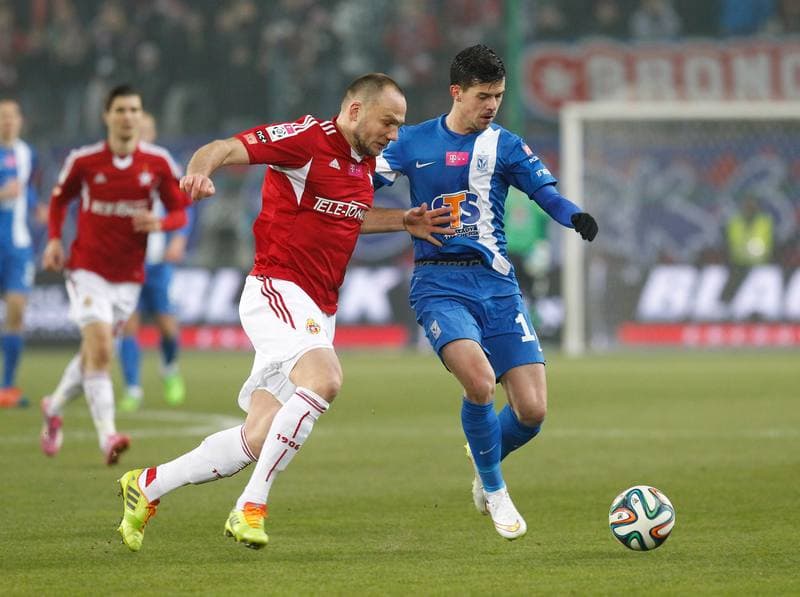 Football. T-Mobile Ekstraklasa. Wisla Krakow - Lech Poznan. 07.12.2014