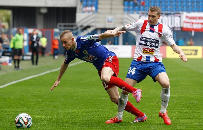 Football. Polish Cup. Piast Gliwice - Podbeskidzie Bielsko Biala. 04.03.2015