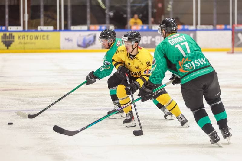 Ice Hockey. Tauron Hokej Liga. GKS Katowice - JKH GKS Jastrzebie. 22.10.2023