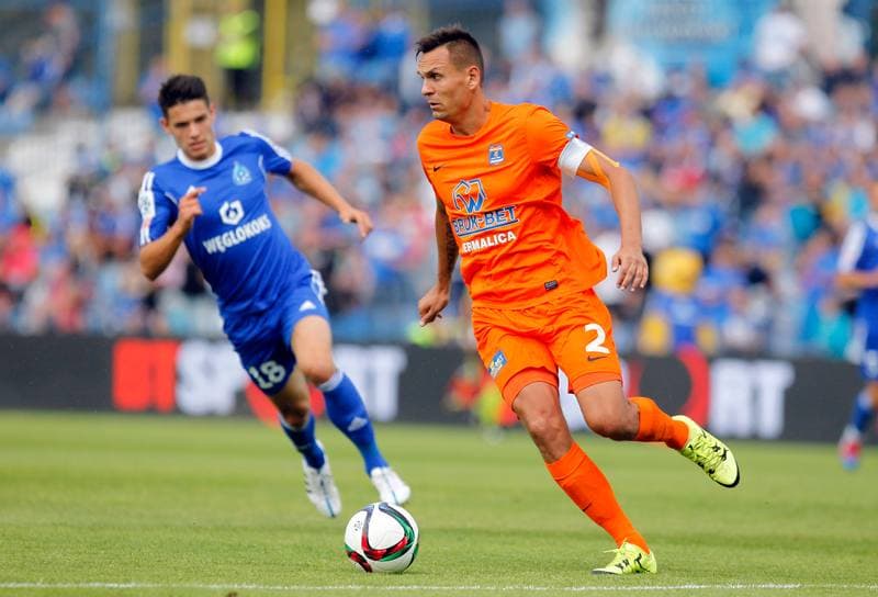 Football. PKO BP Ekstraklasa. Ruch Chorzow - Termalica Bruk-Bet Nieciecza. 22.08.2015