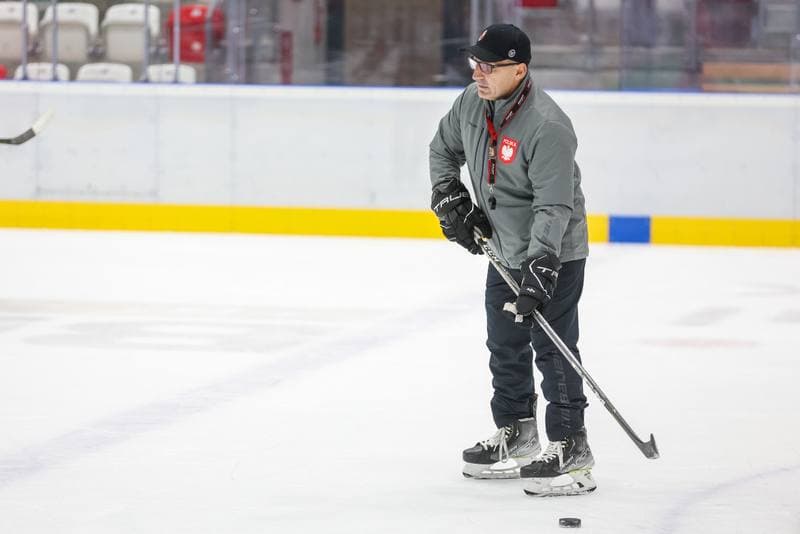 Ice Hockey. Poland national team. Training. 06.11.2023