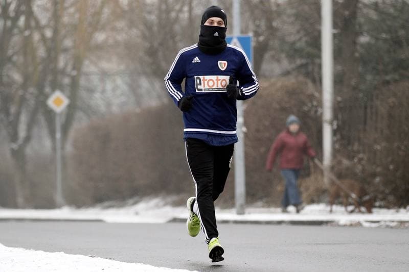 Football. Piast Gliwice. Training. 07.01.2016