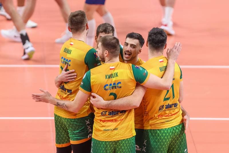 Volleyball. CEV Volleyball Cup. Aluron CMC Warta Zawiercie - Hebar Pazardzik. 23.11.2023