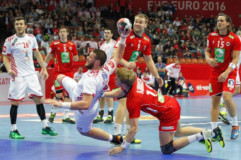 Handball. EHF Euro 2016. Norway - Croatia. 17.01.2016