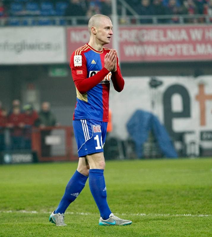 Football. PKO BP Ekstraklasa. Piast Gliwice - Slask Wroclaw. 08.03.2016
