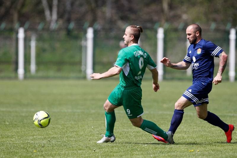 Football. III Liga. Grunwald Ruda Slaska - BKS Stal Bielsko-Biala. 07.05.2016