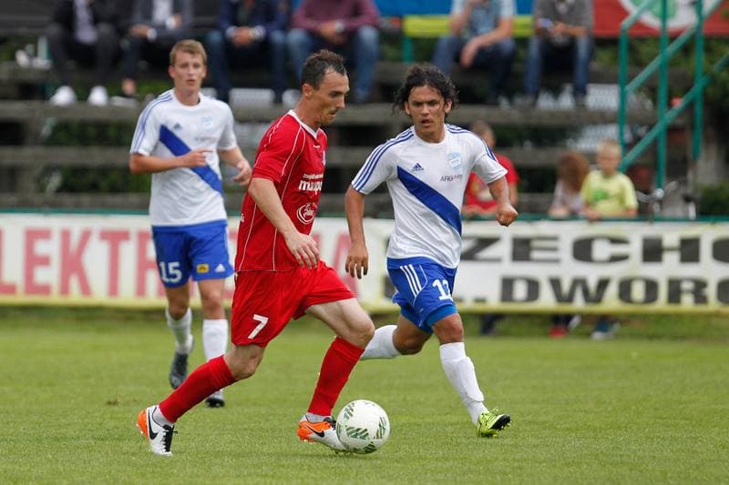 Football. Sparing. Podbeskidzie Bielsko-Biala - MFK Frydek Mistek. 13.07.2016
