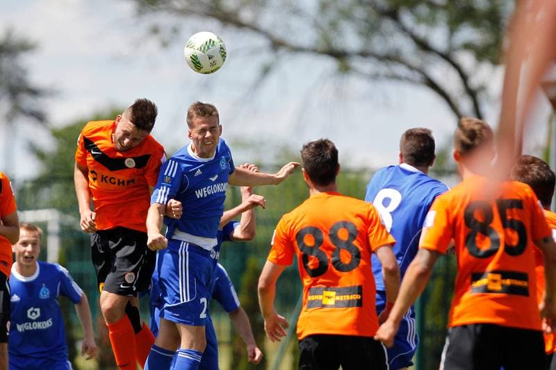 Football. Sparing. Zaglebie Lubin - Ruch Chorzow. 18.06.2016