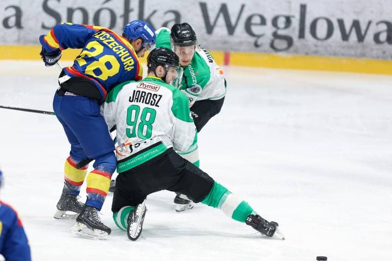 Ice Hockey. Tauron Hokej Liga. JKH GKS Jastrzebie - PZU Podhale Nowy Targ. 07.01.2024