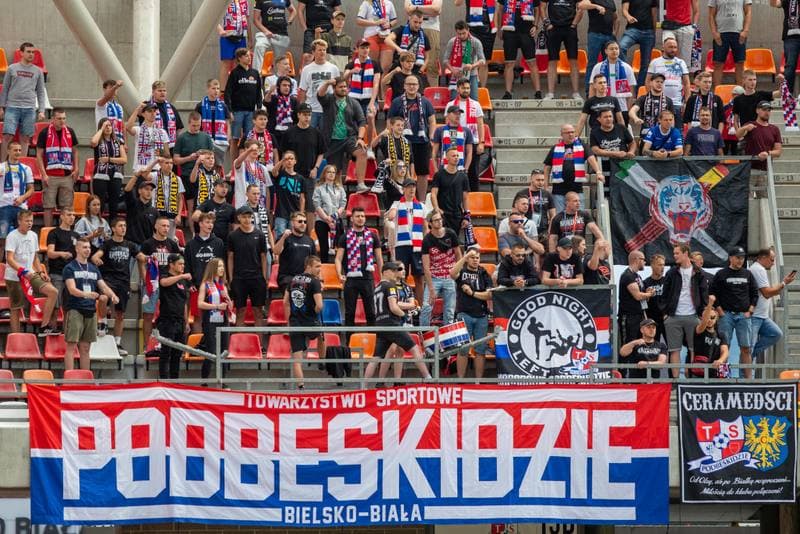 Football. Fortuna I Liga. Podbeskidzie Bielsko-Biala - Arka Gdynia. 17.07.2022