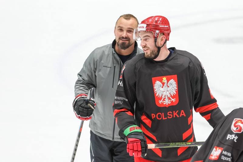 Ice Hockey. Poland national team. Training. 07.11.2023