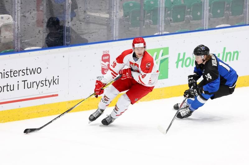 Ice Hockey. Olympic Qualification. Poland - Estonia. 08.02.2024
