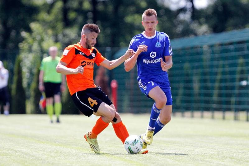 Football. Sparing. Zaglebie Lubin - Ruch Chorzow. 18.06.2016