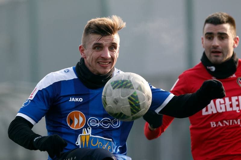 Football. Sparing. Zaglebie Sosnowiec - Odra Opole. 28.01.2017
